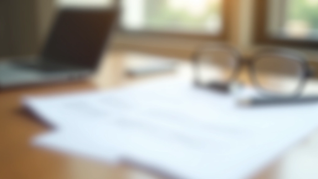 Documento de contrato de arrendamiento sobre escritorio con gafas de lectura